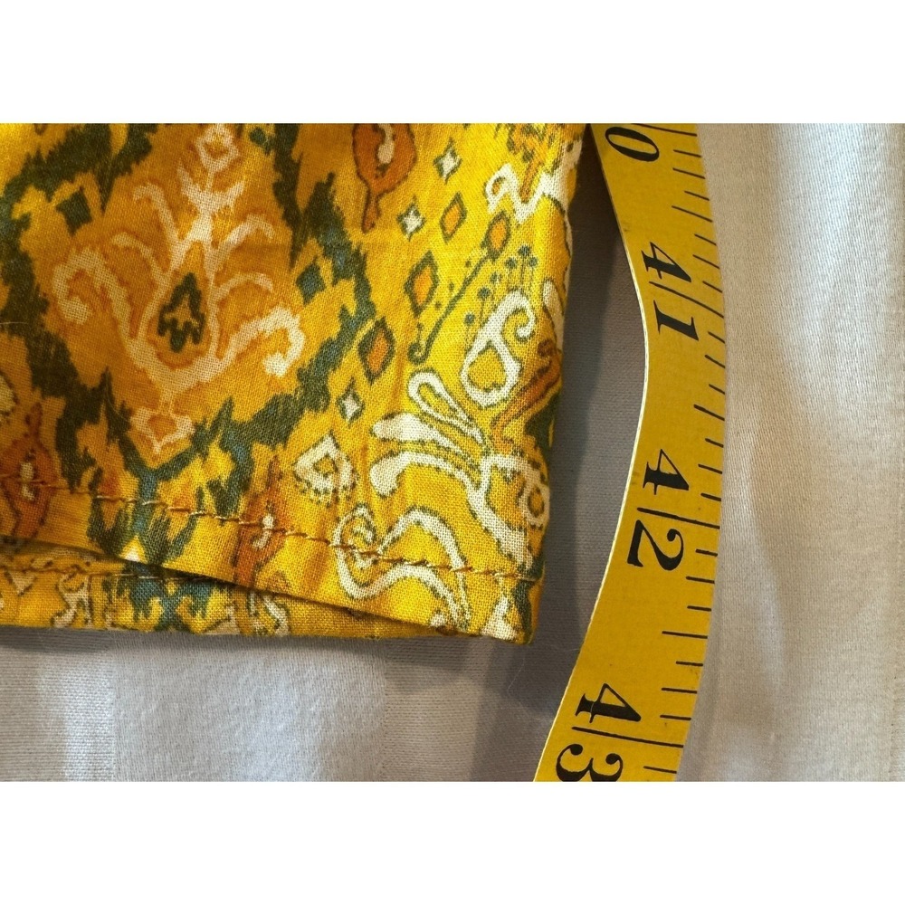 Francesca's 100% Cotton Boho Tiered Babydoll Maxi Dress M Tie Back Pockets - Picture 15 of 15